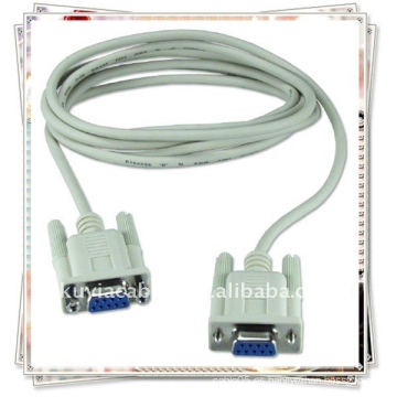DB9 9pin Serial Extension Cable Mujer a hembra